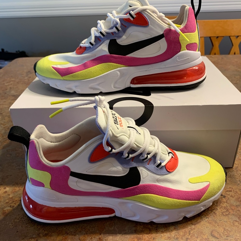 Nike Air Max 270 React - White and Black